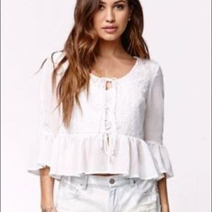 Kendall & Kylie mid sleeve top